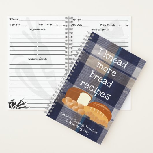 パンレシピスパイラルノート ノートブック (内側)