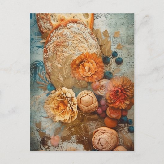 パン一塊 ポストカード (正面)