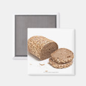 パン一塊 マグネット (正面/裏面)