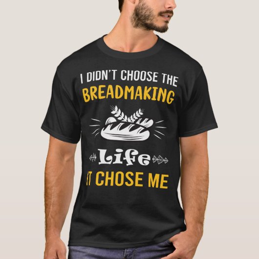 パン作りを選んだ Tシャツ (正面)
