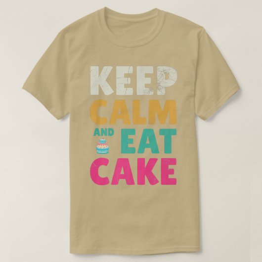 パン保カーやベーキングのファンのための穏やかなケーキ Tシャツ (デザイン正面)
