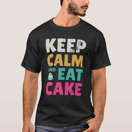 パン保カーやベーキングのファンのための穏やかなケーキ Tシャツ (正面)