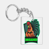 パン入りのルースターキーチェーン キーホルダー (正面左)