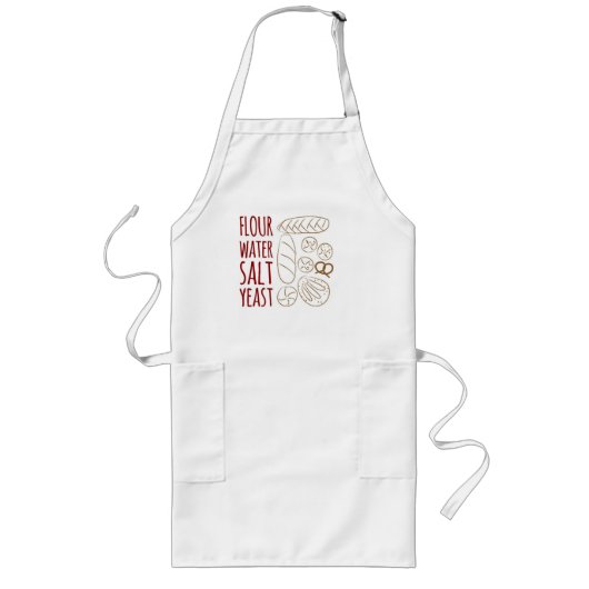 パン具材エプロン ロングエプロン (正面)