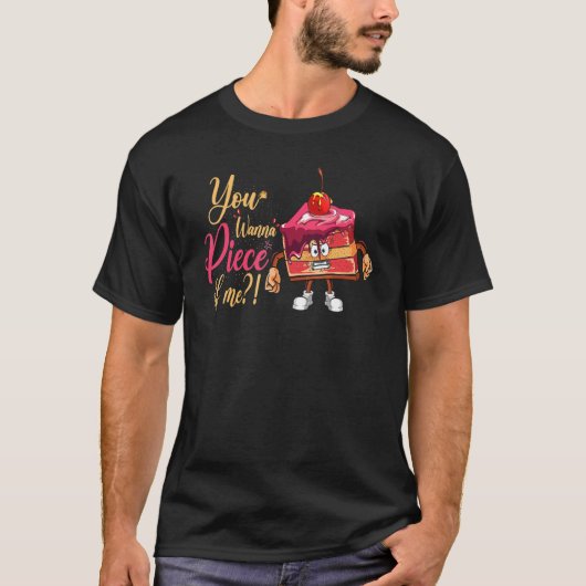 パン好き・バター好きのための「私の一部が欲しいの?」 Tシャツ (正面)