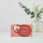 パン屋かベーカリーまたはペーストリー作りの職人2の名刺 名刺 (スタンド正面)