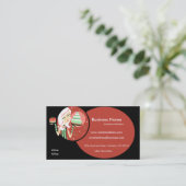 パン屋かベーカリーまたはペーストリー作りの職人3の名刺 名刺 (スタンド正面)