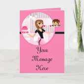 パン屋かベーカリーまたはペーストリー作りの職人5の挨拶状 シーズンカード (正面)