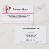 パン屋かベーカリーまたはペーストリー作りの職人(D1)の頻繁なバイヤーカード ロイヤリティカード (正面/裏面)