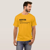 パン屋さんのお仕事おもしろ定義Tシャツ Tシャツ (正面フル)