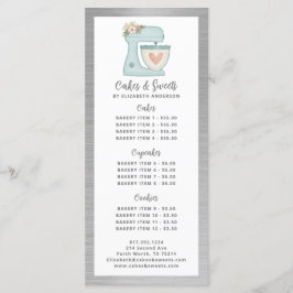 パン屋さんのパティシエ デザート メニュー