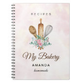パン屋さんのレシピ ノートブック (正面)