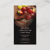 パン屋さんの名刺 名刺 (裏面)