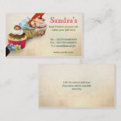 パン屋のためのカップケーキの名刺 名刺 (正面/裏面)