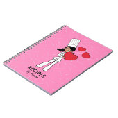 パン屋のアフリカ系アメリカ人の女の子のコレクションのノート ノートブック (左側)