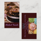 パン屋のケーキのトラッフル 名刺 (正面/裏面)
