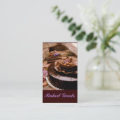 パン屋のケーキのトラッフル 名刺 (スタンド正面)