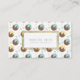 パン屋のケーキのポップのケーキの装飾者 名刺