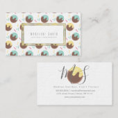 パン屋のケーキのポップのケーキの装飾者 名刺 (正面/裏面)