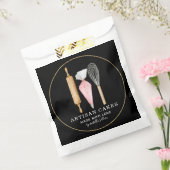 パン屋のケーキデザイナー用焼き物ツール黒いお気に入りバッグ フェイバーバッグ (封をした状態)