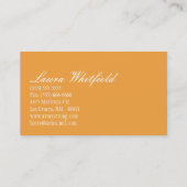 パン屋のコップはベーカリーの甘い御馳走名刺を固めます 名刺 (裏面)