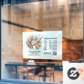 パン屋のシェフ 開店時間 ウィンドウサイン (カフェ窓)