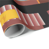 パン屋のショーケース ケーキ ストア ラッピングペーパー (ロールコーナー)