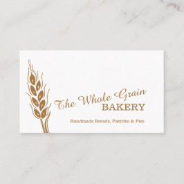 パン屋のパン屋のムギの穀物の名刺 名刺