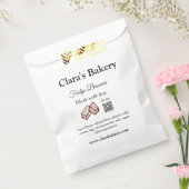 パン屋のブラウニーに追加される、愛情を込めて作られた成分 q r フェイバーバッグ (封をした状態)