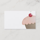 パン屋のベーキングのカップケーキのクッキーはビジネス車を…固めます 名刺 (裏面)