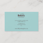 パン屋の名刺 名刺 (裏面)