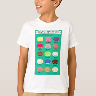 パン屋の喜びのコレクション: フランスのなマカロン Tシャツ