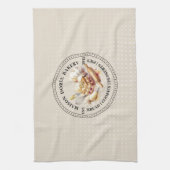 パン屋の店 パティシエ デザート スイーツ ケーキ 製菓 キッチンタオル (縦)