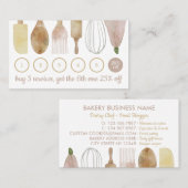 パン屋の手工具 パティシエ キッチン ロイヤルティ 名刺 (正面/裏面)