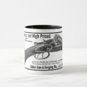パン屋の散弾銃の広告 マグカップ (中央)