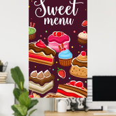 パン屋の焼き菓子 ポスター (ホームオフィス)