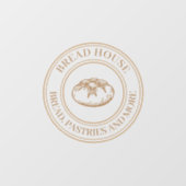 パン屋の窓にしがみつく ウィンドウサイン (シート)