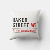 パン屋の通り クッション (裏面)