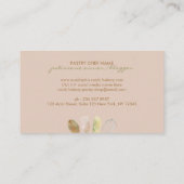 パン屋の飾り スプーン ローリングピン 泡立て器 名刺 (裏面)