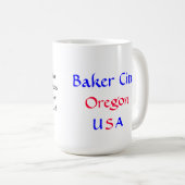 パン屋は儀仗兵-熱いマグそびえています コーヒーマグカップ (正面右)