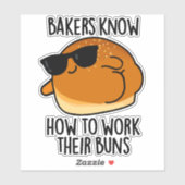 パン屋は自分のパンの働き方を知っているベーキングパン シール (シート)