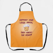 パン屋を手伝って生地をこねる エプロン (正面)