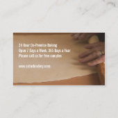 パン屋ダースの名刺 名刺 (裏面)