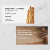 パン屋ダースの名刺 名刺 (正面/裏面)