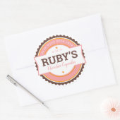 パン屋ラベル キッチンステッカー ラウンドシール (封筒)