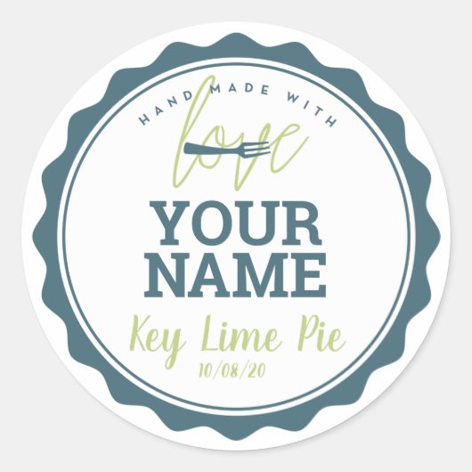 パン屋ラベル キッチンステッカー ラウンドシール (正面)