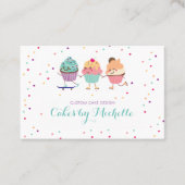 パン屋用カップケーキ名刺 名刺 (正面)