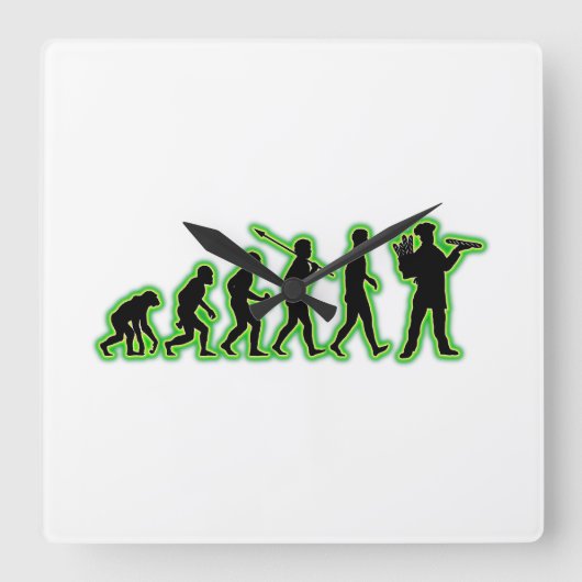 パン屋 スクエア壁時計 (正面)