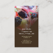 パン屋、パティショップ、名刺テンプレート 名刺 (裏面)