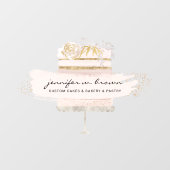 パン屋 パティスリー グリッター ケーキ ウィンドウサイン (シート)